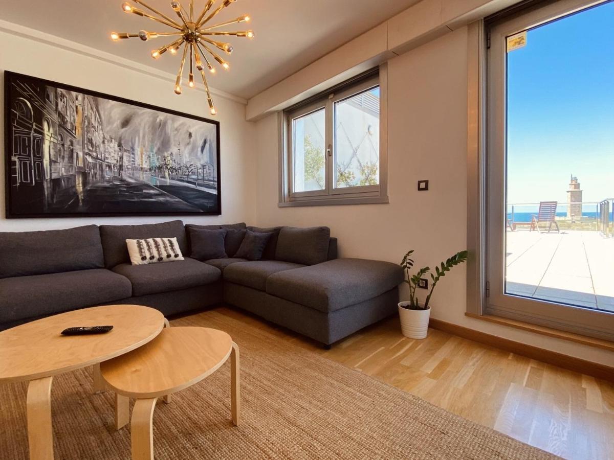 شقة Blue Ocean Penthouse آكورونيا المظهر الخارجي الصورة